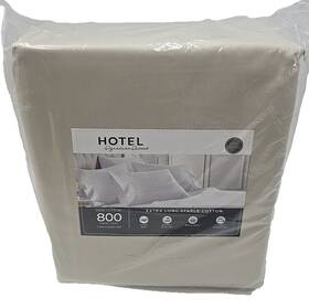 Signature 840708183878 New Hotel 800 Thread Ct Cotton 7-piece Sheet Set Beige- Split Cal King