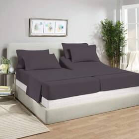 Snt-ncy-a5q-d8p-m188 Silentnight Split California King Sheets For Adjustable Beds 100% Egyptian Cotton 1000 Th