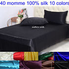 Abss-40q Silk Sheets Pillowcase Sbss-40q 40mm 100 Pure Queen Fitted Flat Set