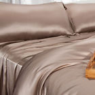 Bm12082 Silk Soft Vio Mulberry Queen Pebble Flat 100 Sheet Aus