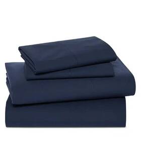 20p66nvtwss Sky Percale Twin Sheet Set