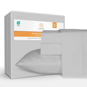 Smt-fgs-a013-01-ac1us Sleep Mantra Queen Size Sheet Set - Cooling Sheets Includes 1 Flat And