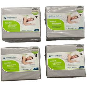 Sh020180924 Sleep Method Anti Microbial Treated Fabric Full 4 Piece Sheet Set Pack