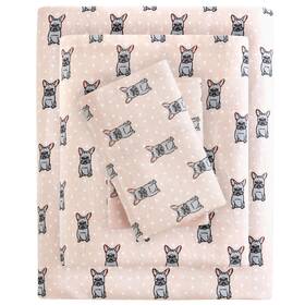 Sleep Philosophy 675716984007 True North Cozy Flannel Warm 100% Cotton Sheet - Novelty Print Animals Stars