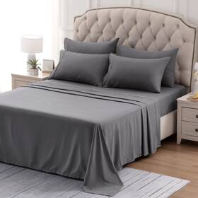 Sleep Zone 810029080057 Nanotex Super Soft Cooling Twin Bed Sheets Set For Kids 3 Piece -