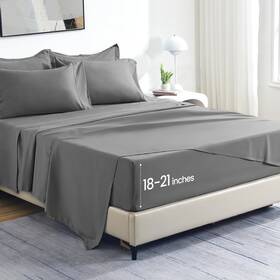 Sleep Zone 840199208821 Extra Deep Pocket Queen Sheet Set 4 Piece - Super Soft Brushed Microfiber Bed Sleep Zone 840199208821 Extra Deep Pocket Queen Sheet Set 4 Piece - Super Soft Brushed Microfiber Bed