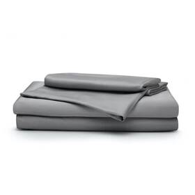 Bamf-01-gr-u-a Sleepgram From Bamboo Full Bed Sheet Set With 2 Pillowcases Grey Stone Open Box Bamf-01-gr-u-a Sleepgram From Bamboo Full Bed Sheet Set With 2 Pillowcases Grey Stone Open Box
