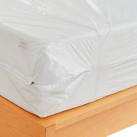 Sofinni 850018851350 Waterproof Zippered Plastic Mattress Protector Encasement Vinyl Twin White Sofinni 850018851350 Waterproof Zippered Plastic Mattress Protector Encasement Vinyl Twin White
