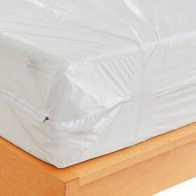 Sof153 Sofinni Waterproof Zippered Plastic Mattress Protector Encasement Vinyl King White Sof153 Sofinni Waterproof Zippered Plastic Mattress Protector Encasement Vinyl King White