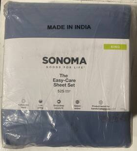 Sonoma 400502068841 Goods For Life 525 Thread Count Ultimate Sheet Set 4pc King Blue