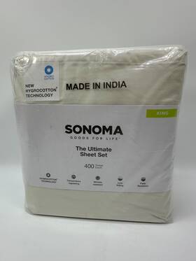 Sonoma 400792147202 Goods For Life 400 Tc Ultimate Sheet Set King Ivory White 4pcs Sonoma 400792147202 Goods For Life 400 Tc Ultimate Sheet Set King Ivory White 4pcs