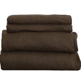 Sonoma 887909198607 Cotton Rich Sheet Set King Bed Sheets Chocolate Brown