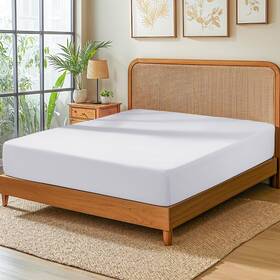 Ymcltnwe-409 Sonoro Kate 100% French Linen Fitted Sheet 1 Piece - Stone Twin White