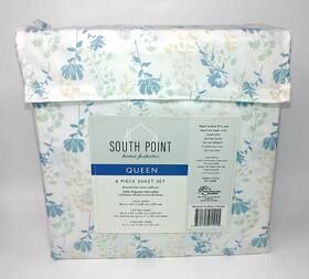 South Point 840125911245 Home Fashions Microfiber 6 Piece Sheet Set Queen Wesley Floral South Point 840125911245 Home Fashions Microfiber 6 Piece Sheet Set Queen Wesley Floral