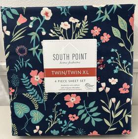 South Point Home 840125912129 Fashions Twin/twin X-large 4pc Sheet Set Polyester Microfiber