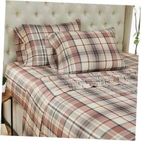 Southshore Fine Linens 840263884180 100% Cotton Sheets Size Deep Pocket 300 Tc King 25 - Highland Rust