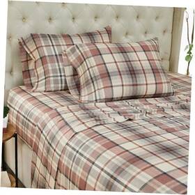 Southshore Fine Linens 840263884197 100% Cotton Sheets Size Bed Set Deep Pocket Sheet Queen 25 - Highland Rust