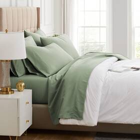 Southshore Fine Living Inc. 611498663747 Premium Collection 7-piece Deep Pocket Sheet Set Easy Care Shrinka