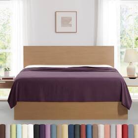 Vil-2flat-prp-tw Southshore Fine Living Inc. 2-pack Flat Sheets Only Twin 16 - Purple Vil-2flat-prp-tw Southshore Fine Living Inc. 2-pack Flat Sheets Only Twin 16 - Purple