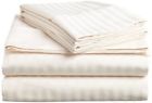 Sp-2018 Bholebaba Bed Sheet Set Stripe Ivory Short Queen Size Egyptian Sp-2018 Bholebaba Bed Sheet Set Stripe Ivory Short Queen Size Egyptian