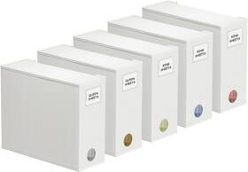 Spaceaid 810145810736 5 Pack Bed Sheet Organizers And Storage White