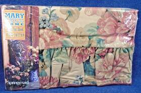 Springmaid 030473801941 Ruffled Retro Cottage Mary Emmerling Home 100% Cotton Twin Flat Sheet
