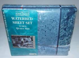 Springs 026598293303 New Nos Queen Waterbed Sheet Set Usa Blue Gray Matrix No Iron Hometrends Springs 026598293303 New Nos Queen Waterbed Sheet Set Usa Blue Gray Matrix No Iron Hometrends