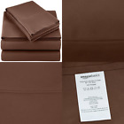 Ss-chl-qn Microfiber Sheet Set Queen Chocolate Home Bed Bath 844178041386