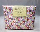 Ss7525as1k-4740 Pem America Fashion Collection Microfiber Print King Sheet 783048914262