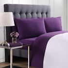 Ss9055plqn-4706 London Fog Luxury Sheet Set Queen Size Plum 783048036117