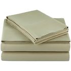 Ssolvqn Microfiber Sheet Set Pillowcase Sets Queen Olive 841710100600