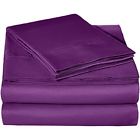Ssplmqn Microfiber Sheet Pillowcase Sets Set Queen Plum 844178042666 Ssplmqn Microfiber Sheet Pillowcase Sets Set Queen Plum 844178042666