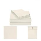Sswhttw Sale Microfiber Sheet Set Twin Cream 844178028578 Sswhttw Sale Microfiber Sheet Set Twin Cream 844178028578