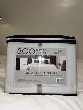 St. Marys 782650417161 4-piece Queen Bed Sheet Set Soft Bedding Sheets New Size