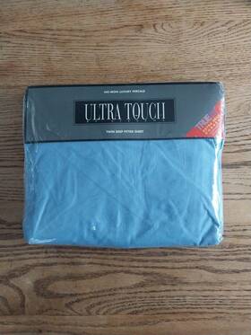 Stevens 028828538826 Sealed Ultra Touch By Twin Deep Fitted Sheet - Size Blue