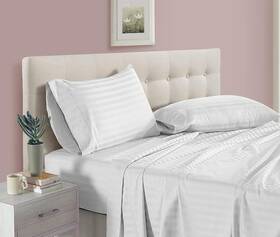 Sticky Cotton 647581184547 4 Piece Premium Sheet Set Full 100 Egyptian 400 Thread Count 15 In