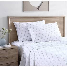 82786130 Stone Cottage Twin Printed Pattern Sheet Set Green Ditsy -