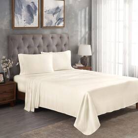 Superior 190052000636 Modal From Beechwood 300 Thread Bed Sheet Set 1 Elastic Deep Pocket Fitted S