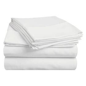 Superior 190052004412 100% Premium Combed Cotton Deep-fitting Pocket Soft And Smooth 4 Piece Sheet