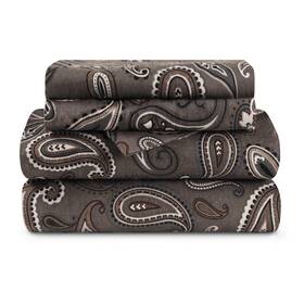 Superior 190052225138 Paisley/flannel Cotton Sheet Set Twin Xl Fuzzy Warm Deep Pocket 1 Pillowcase