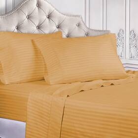 Superior 190052233416 300 Thread Count Combed Cotton 4-piece Bed Sheet Set Deep Pocket Single Pl