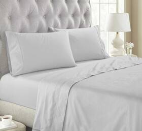 Superior 190052306523 Organic Cotton 300 Thread Count Fitted Sheet Deep Pocket Perca