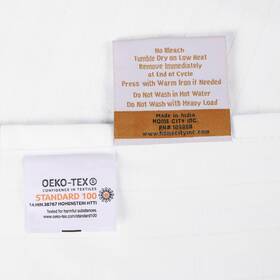 Superior 190052807631 Egyptian Cotton 300 Thread Count Stripe Deep Pocket White Split King Superior 190052807631 Egyptian Cotton 300 Thread Count Stripe Deep Pocket White Split King