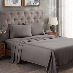 Ec300shsl Superior 300 Thread Count Egyptian Cotton Sheet Set Solid Bedroom Sheets Bedding Es