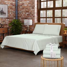 Supreme Elegance 840380926824 Pastel Green Sheet Set Organic Cotton Deep Pockets Sheets For Queen Size Bed Per Supreme Elegance 840380926824 Pastel Green Sheet Set Organic Cotton Deep Pockets Sheets For Queen Size Bed Per