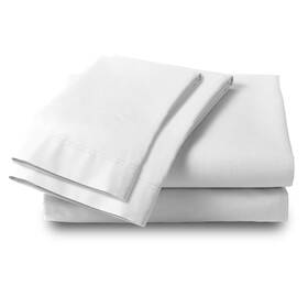 Supreme Elegance 840708167212 White Snow 100% Cotton Sheets For Queen Size Bed Ultra Soft