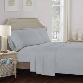 Supreme Elegance 840708167885 100% Cotton Light Gray Full Flat Sheet Percale Weave Breathable And Comfortable Supreme Elegance 840708167885 100% Cotton Light Gray Full Flat Sheet Percale Weave Breathable And Comfortable