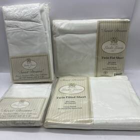Sweet Dreams 792760235685 Twin Complete Set Sheet By Inch Linda Lewis Ltd. Luxury Percale Usa
