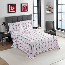 Sweet Home Collection 190604564050 Ncaa Officially Licenced Alabama Crimson Tide Sheet Set Sweet Home Collection 190604564050 Ncaa Officially Licenced Alabama Crimson Tide Sheet Set