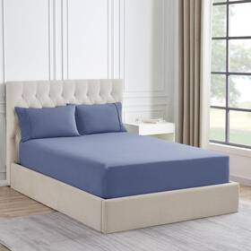 Sweet Home Collection 445011384320 King Size Flannel Fitted Sheet Only With Full Elastic And Built In Corner